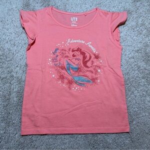 Disney x Uniqlo Ariel The Little Mermaid “Adventure Awaits” Flutter Sleeve Shirt